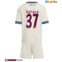 Otroške Nogometnih dresov Ajax Josip Sutalo #37 Tretji 2025-26 Kratki rokavi (+ hlače)